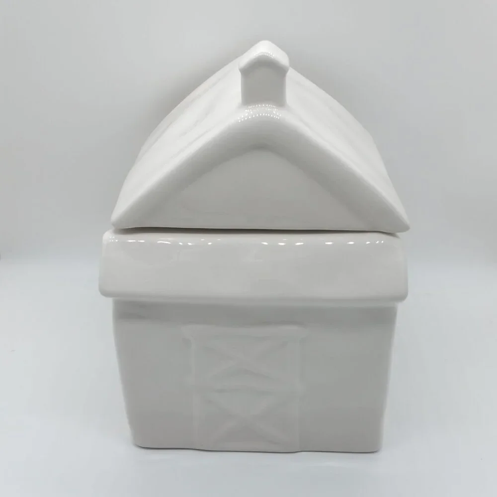 Rae Dunn Farm Fresh Barn Canister Cookie Jar